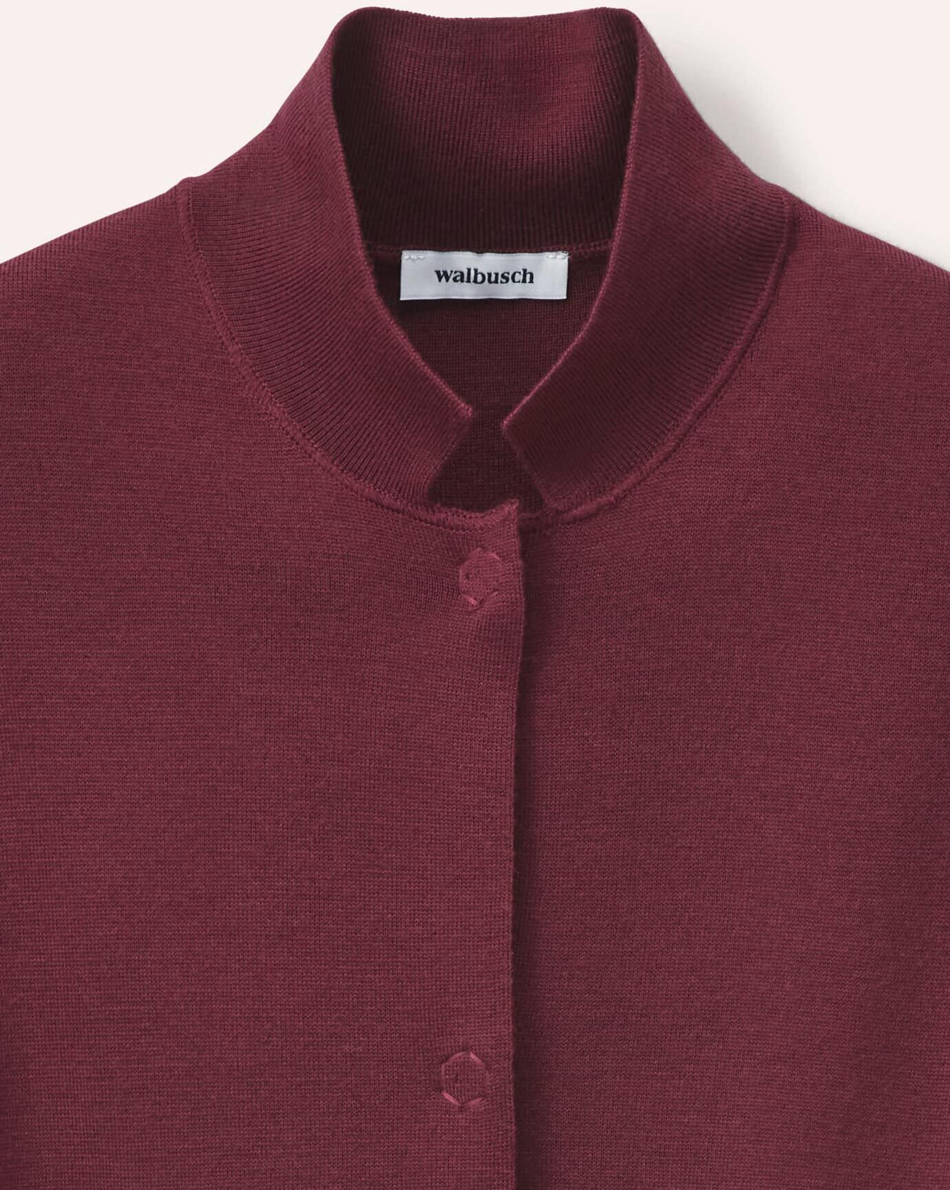 Walbusch Milano Strickjacke, normale Größen, Farbe Rot, 36, Milano-Strick cleanes Design Damen