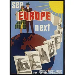 POSTER Europa Besuch A3 Rahmenlos
