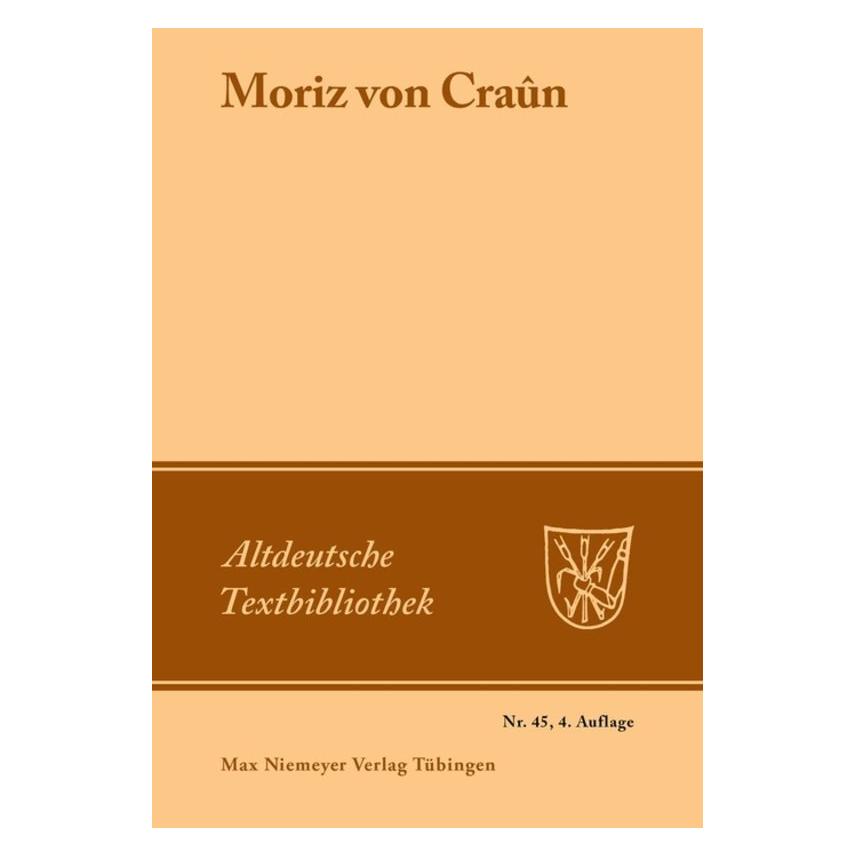 Niemeyer, Tübingen Moriz von Craûn (Deutsch, Softcover, Ulrich Pretzel) (55840556)