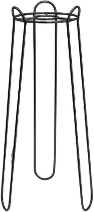 Ivyline Saluzzo Black Plant Stand H64cm D22cm Black