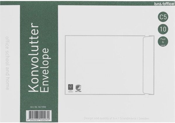 Office Kuvert   Striplukning   A5-C5p