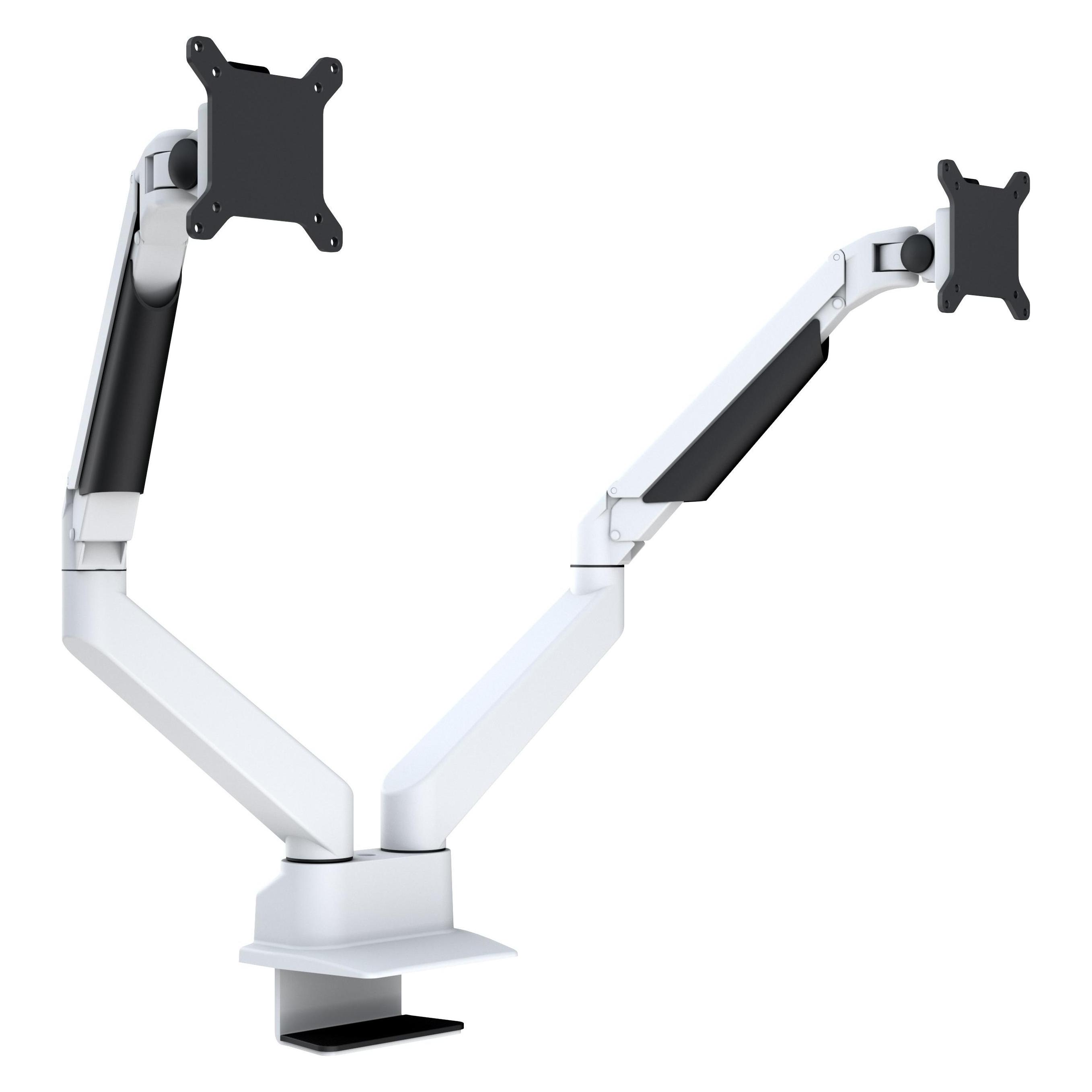 Multibrackets HAGOR M - Befestigungskit für 2 Monitore (voll beweglicher, einstellbarer Doppel (Tisch, 32", 10 kg) (7718)