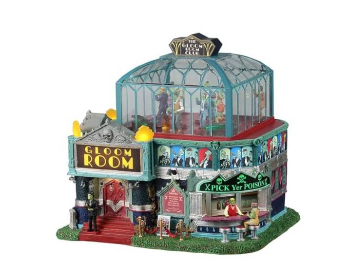 Lemax 25847-UK Spooky Town Sehenswürdigkeiten & Sounds: The Gloom Room Club