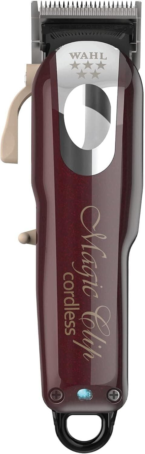 Wahl 5 Star Cordless Magic Clip, Professional Hair Clippers, Pro Haircutting Kit, Clippers for Blunt Cuts, Adjustable Taper Lever, Crunch Blade, Cordless, Lightweight, Barbers Supplies, New - Damaged Box