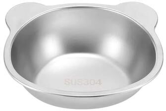 Uplift Essentials 15 Tilted Stainless Steel Elevated Pet Feeder bowl