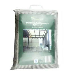 GreenYard Schattierungsnetz Sonnensegel mit UV-Schutz und luftdurchlässigem PE-Gewebe, ca. 2 x 3 m