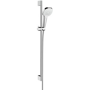 hansgrohe Brausegarnitur Croma Select E Vario, 160cm Duschschlauch & 90cm Duschstange, verchromt