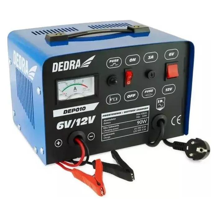 Dedra Gleichrichter 6/12V 12-100Ah DEP010 (4.50 A, 12V, 6V) (DEP010)