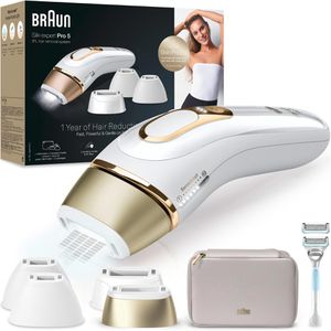 Braun IPL-Haarentfernung Silk-expert Pro 5, PL5356, mit 4 Aufsätzen, Venus Rasierer und Tasche