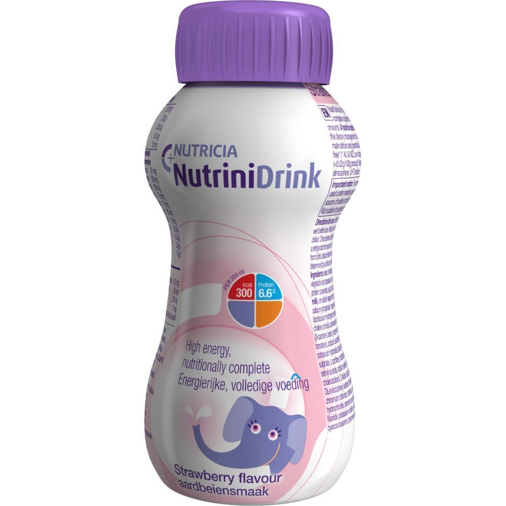 Nutrinidrink Erdbeere 32x200 ml Flüssigkeit