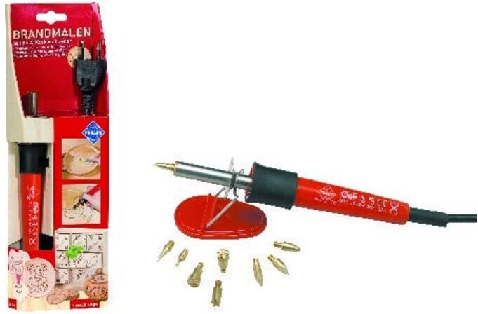 PETER BAUSCH Brandmalkolben-Set mit 9 Aufsätzen Pebaro (0260)