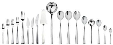 Mepra Energia Flatware Set - 151 Pieces - Stainless Steel