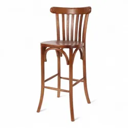 Bistromania - Bistro-Barstuhl CHATELET - Dunkle Ulme - L41xB46xH109 cm