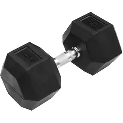 TRENDY SPORT Hex Dumbbell Hantel sechseckig schwarz 30 kg