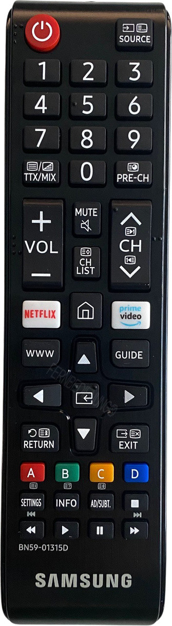 Originele Samsung afstandsbediening voor Smart TV Crystal 4K Ultra HD LED TV