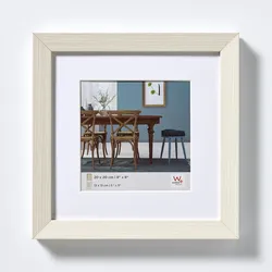walther + design Fiorito Holz Bilderrahmen 30x30 cm, WEISS