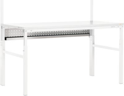 Kabelwanne Treston TPHCT120, für TPH712-Arbeitstisch, B 1115 x T 45 x H 205 mm, Stahl, hellgrau