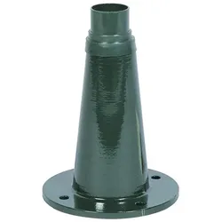 JUNIOR, Sockel für Konstsmide Leuchtenköpfe, Höhe 24.5cm, Grün, Aluminium KON-574-600