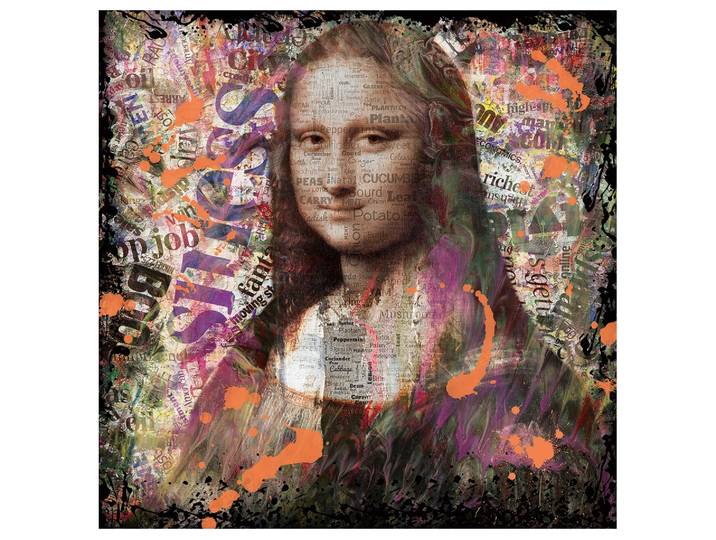 Glasbild Modern Lisa image LAND