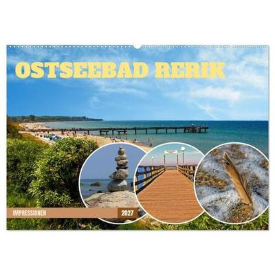 Impressionen Ostseebad Rerik (Wandkalender 2027 DIN A2 quer), CALVENDO Monatskalender