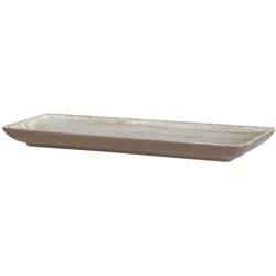 Chic Antique Cassis Tablett aus Melamin in Latte, 21 x 10 x 2 cm - Latte