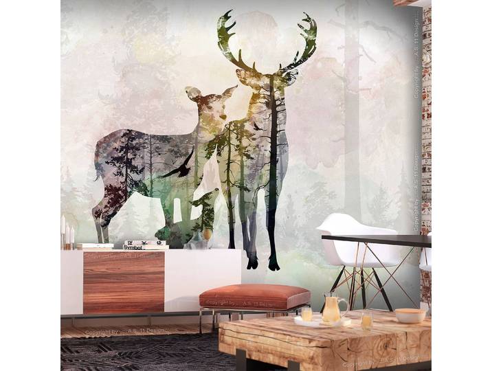 Papier peint intissé Forest Family 300cm
