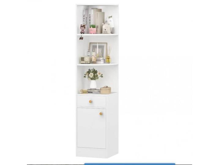 Bibliothèque - XUANYU - Avce 4 étagères + 2 Tiroirs Étagère Rangement Pour Salon Chambre à Coucher Bureau 38x38x161cm