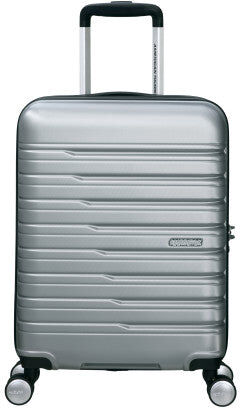 American Tourister Flashline 55cm 4-Wheel Cabin Case - Sky Silver