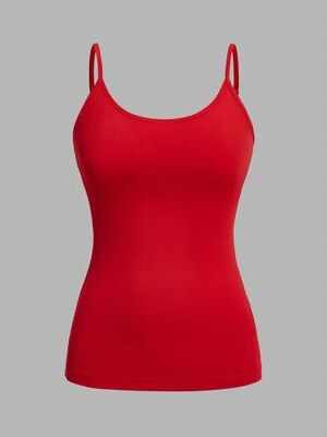 Silver Stone Store Women Solid Color Camisoles Vest, Sexy Summer Tank Tops, Sleeveless Camisole T shirt For Women, Basic Vest For Female 4 Pieces 2 s
