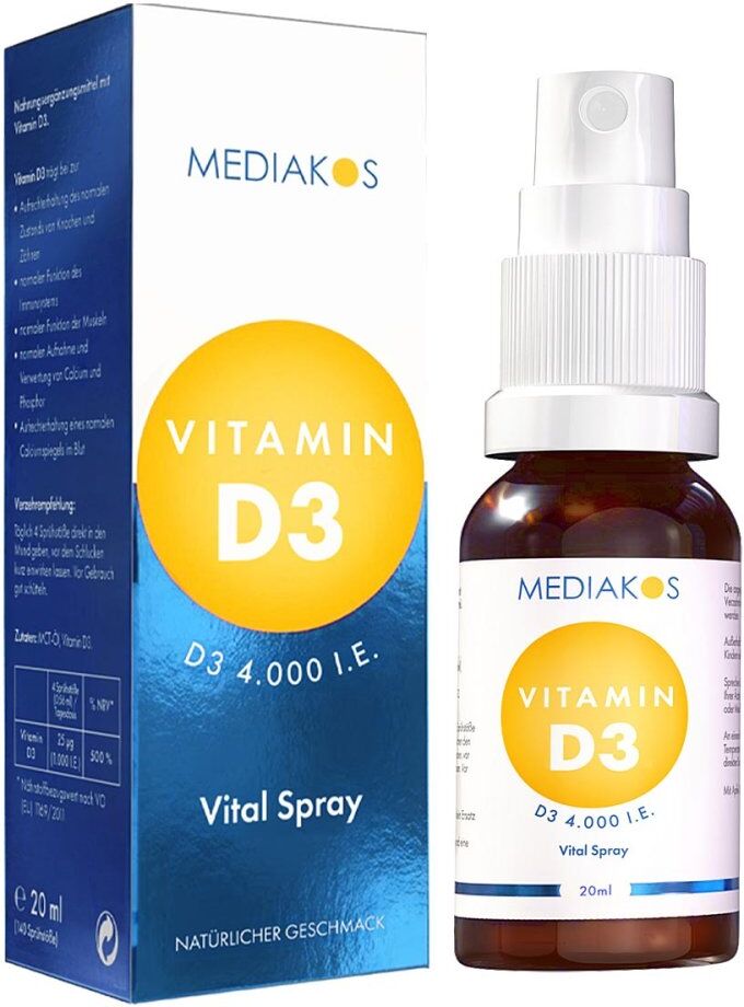 Vitamin D3 4000 I.e. Mediakos Vital Spray
