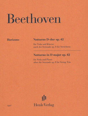 Henle Verlag Beethoven Notturno D-Dur Viola