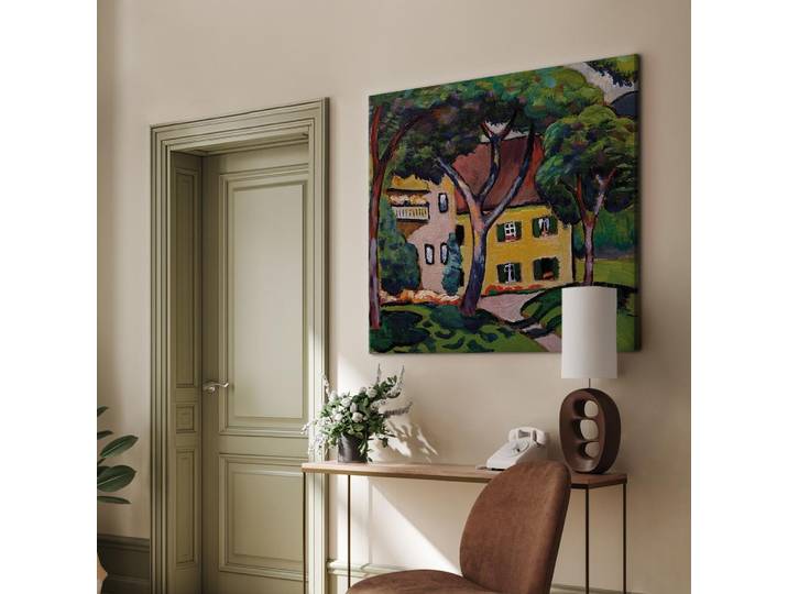 Toile Tegernsee Feutre Vert/Vert 80 x 80cm