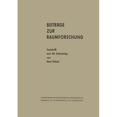 Beiträge zur Raumforschung, Taschenbuch von Kenneth A. Loparo, Springer Wien, 978-3-211-80696-8
