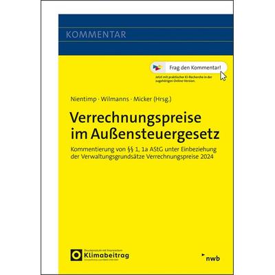 Verrechnungspreise im Außensteuergesetz, Set von Axel Nientimp,Jobst Wilmanns,Lars Micker,Anna-Lena Scherer,Mark Heitfeldt, Nwb Verlag,