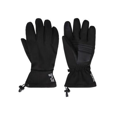 Skihandschuhe JACK WOLFSKIN "INS HIKE GLOVE", Damen, Gr. XL, schwarz, Polyester, Handschuhe, Wanderhandschuhe, warm, touchscreen-kompatibel