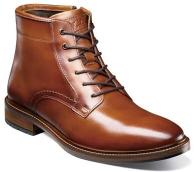 Florsheim Forge Plain Toe Lace Up Boot - Mens 13 Brown Boot Medium
