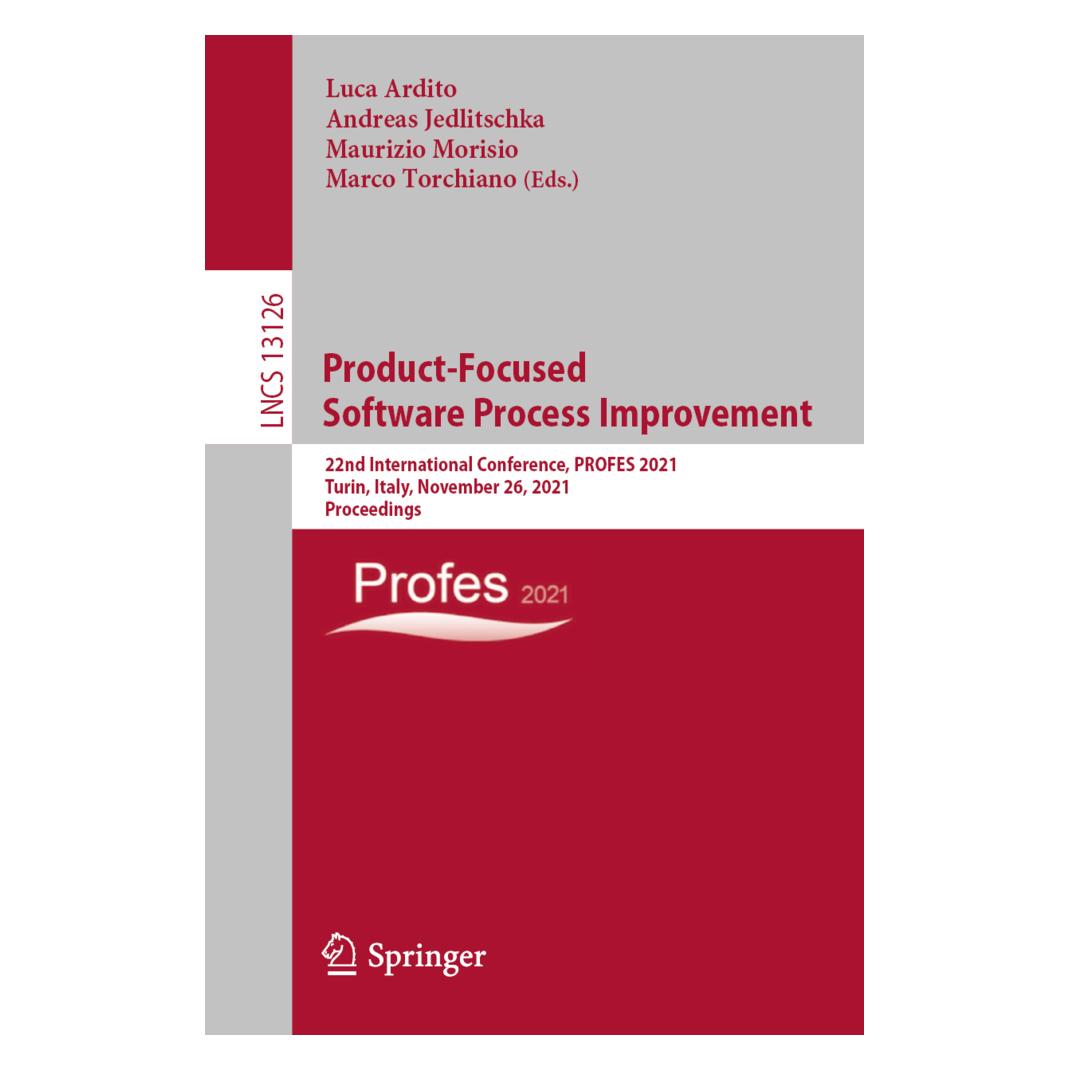 Springer Product-Focused Software Process Improvement (Englisch, Softcover, Andreas Jedlitschka, Luca Ardito, Marco Torchiano, Maurizio Morisio) (56217801)
