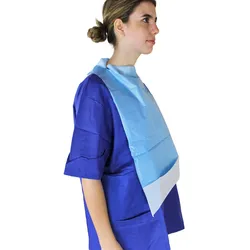Medi-Inn Einmal Esslätzchen mit Auffangtasche 64 x 36 cm blau 50 Stück