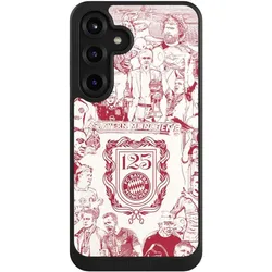 Nivocase Hülle für Samsung Galaxy S25+ Handyhülle NIVOcore Case Schwarz FC Bayern München Offizielles (Samsung Galaxy S25+), Smartphone Hülle, Schwarz