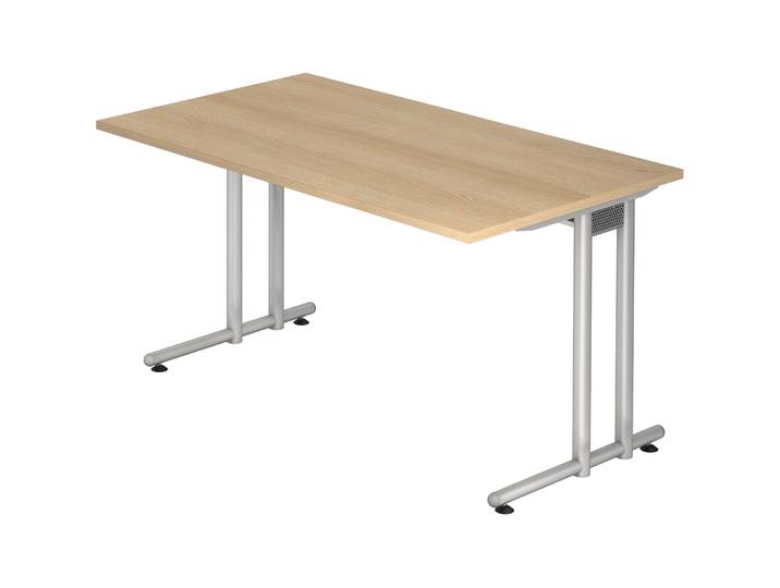 Schreibtisch Office Eiche 140 x 80 cm