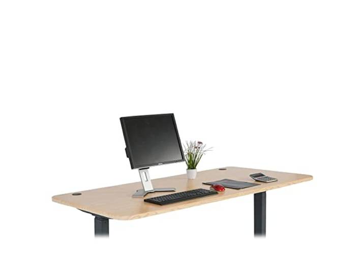 Mendler Tischplatte HWC-D40 für Schreibtische 160x80cm - Hellbraun