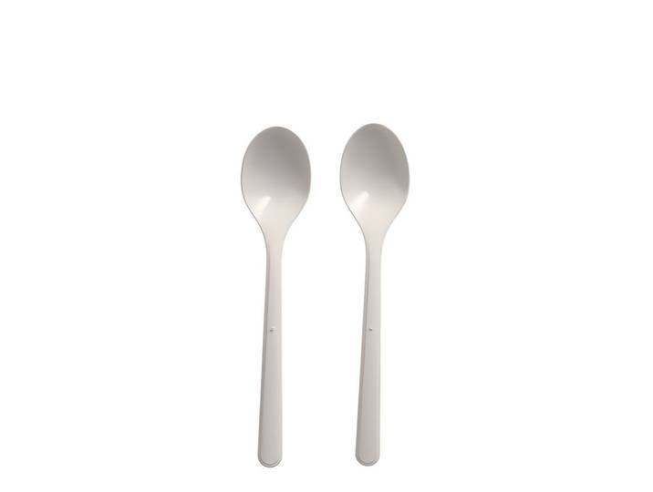 Haval Kaffeelöffel 1000 x Circulware Mehrweg-Kaffeelöffel PP-MF 13 cm weiss extra stabil