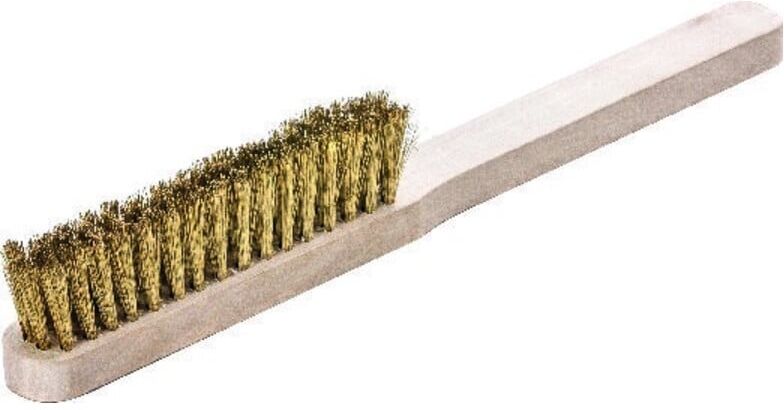Lessmann Feinbürste Messing gewellt 0,15mm (126411)
