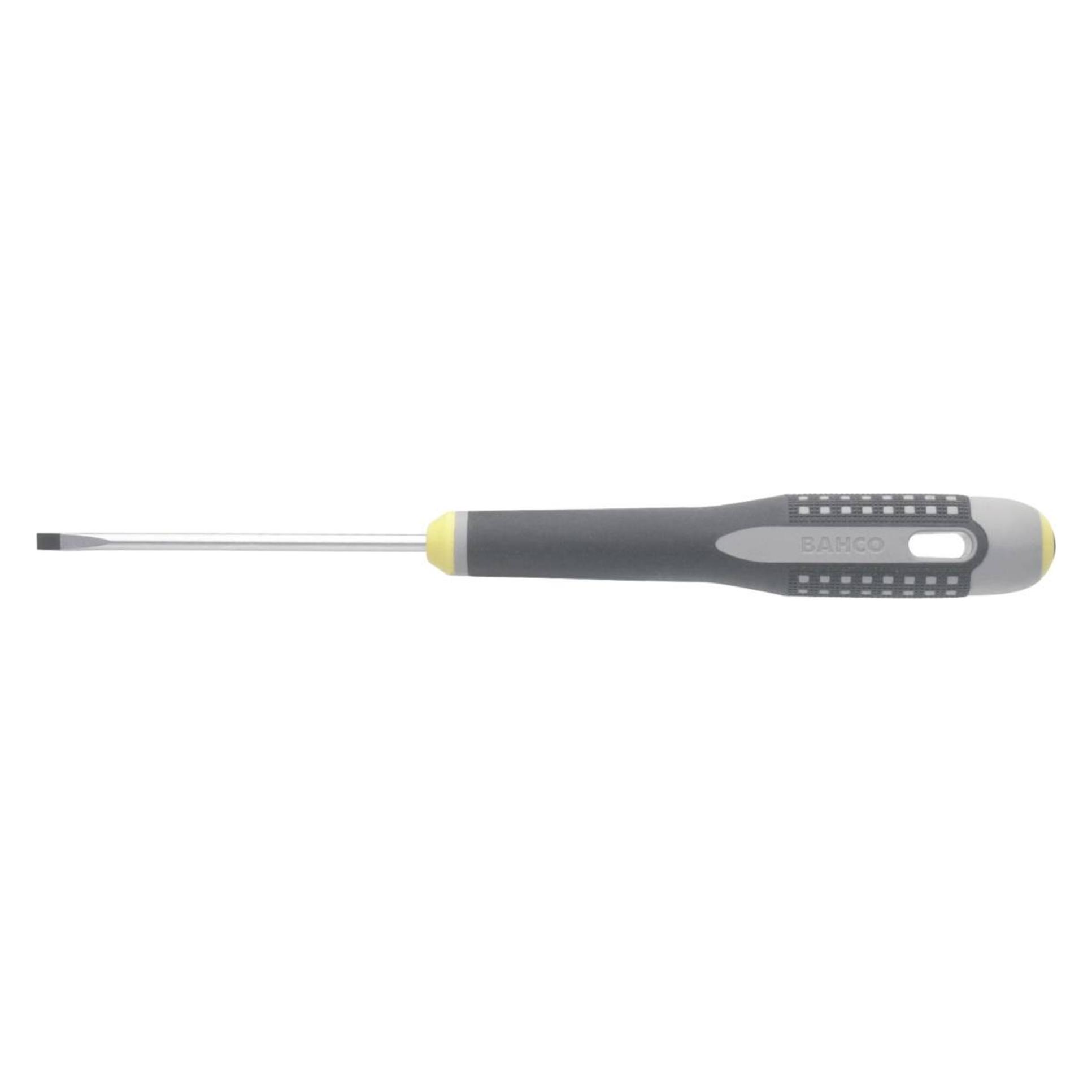 Bahco ERGO Schraubendreher für Schlitzschrauben, gerade, mit 3-Komponenten-Griff 0,5 mm × 3 mm × 60 mm (Schlitzschrauben) (BE-8020)