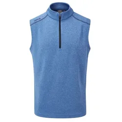 Ping Golf Herren Ramsey Weste 1/4 Zip hellblau