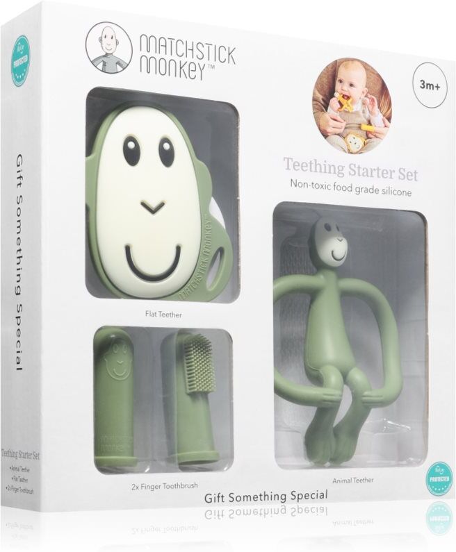 Matchstick Monkey Starter Set Monkey Olive coffret cadeau pour enfant 3m+ 1 pcs