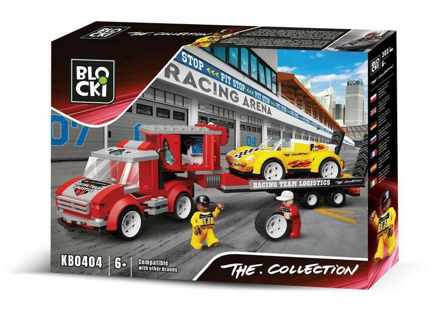 Blocki Klocki Blocki De Collectie Autotransporter voor race teams
