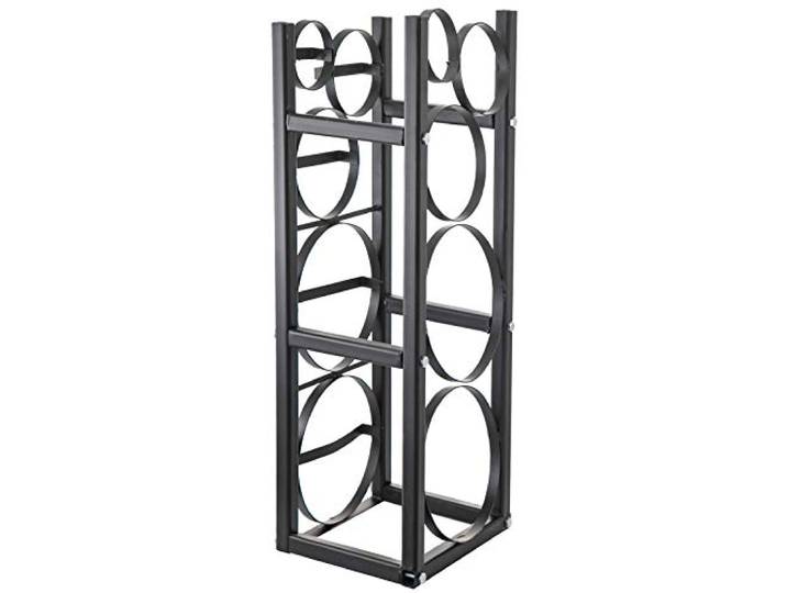 VEVOR Koelmiddel-tankhouder van 6,3 x 13,6 x 35,6 cm en 3 andere, ruimtebesparende cilindertankhouder, voor het opbergen van stikstofgas en zuurstof