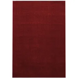 TEPPICH Kurzflor MAIN in Rot, einfarbig, 60 x 100 cm