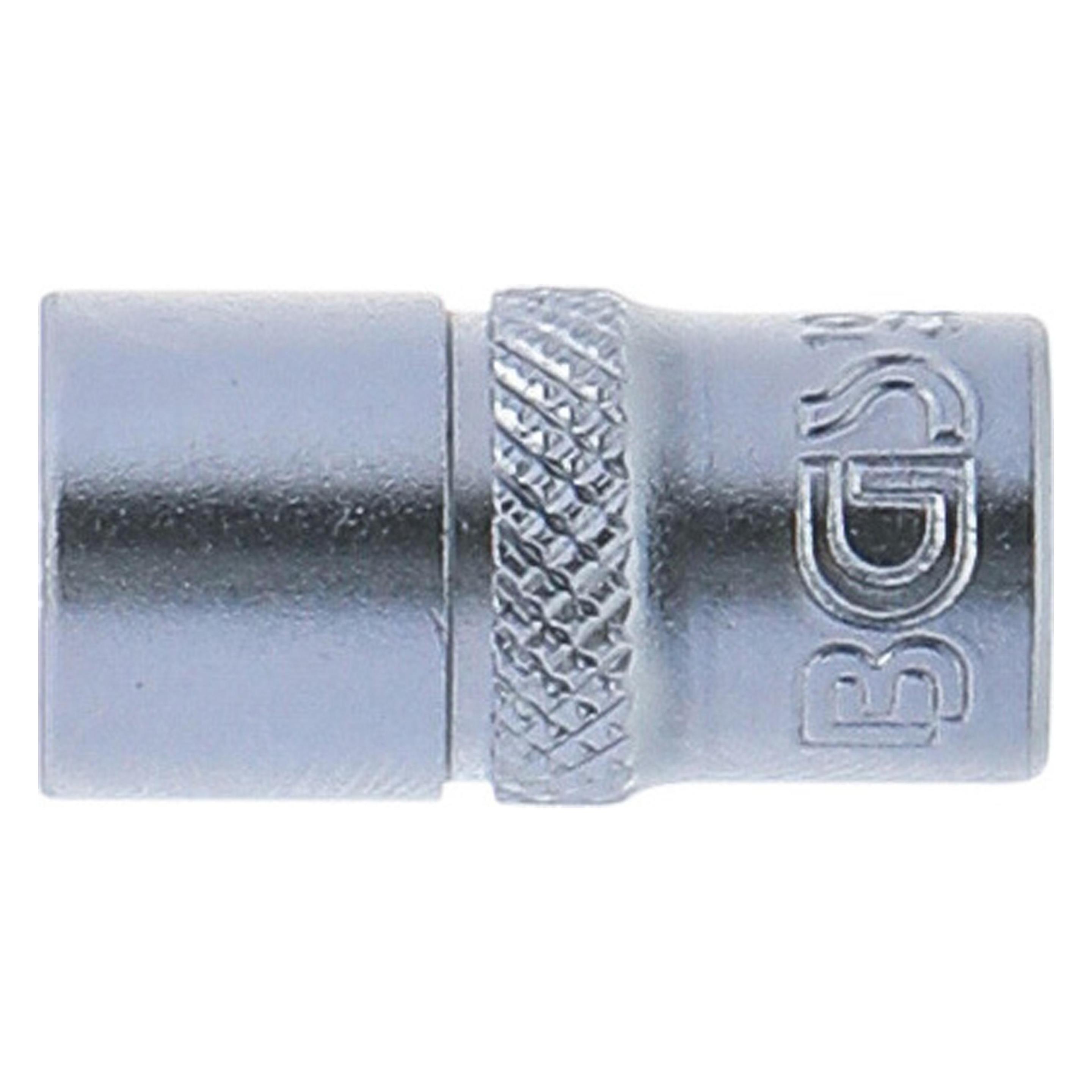 BGS Steckschlüssel-Einsatz Zwölfkant Antrieb Innenvierkant 6,3 mm (1/4") SW 9 mm (9 mm) (10779)